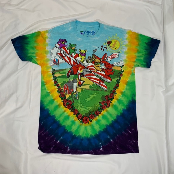 Liquid Blue Tops - Grateful Dead graphic tshirt